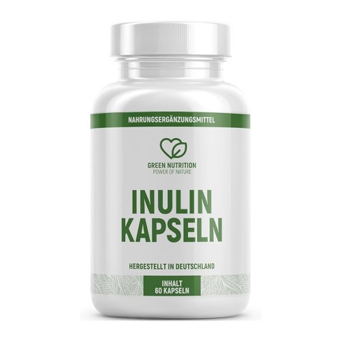 Green Nutrition Inulin Capsules – 60 Caps | 300mg Prebiotic Fiber for Digestive Health